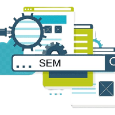 Search engine marketing (SEM) is the process of advertising to help your brand and content appear higher in search engine results. SEM uses a pay-per-click model to help companies reach target audiences and improve their visibility in search engines.